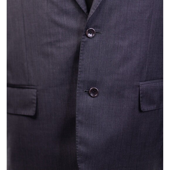 Jos A Bank Signature Platinum Italy Made Micro Check 2 button Wool Jacket 40r - Picture 7 of 13